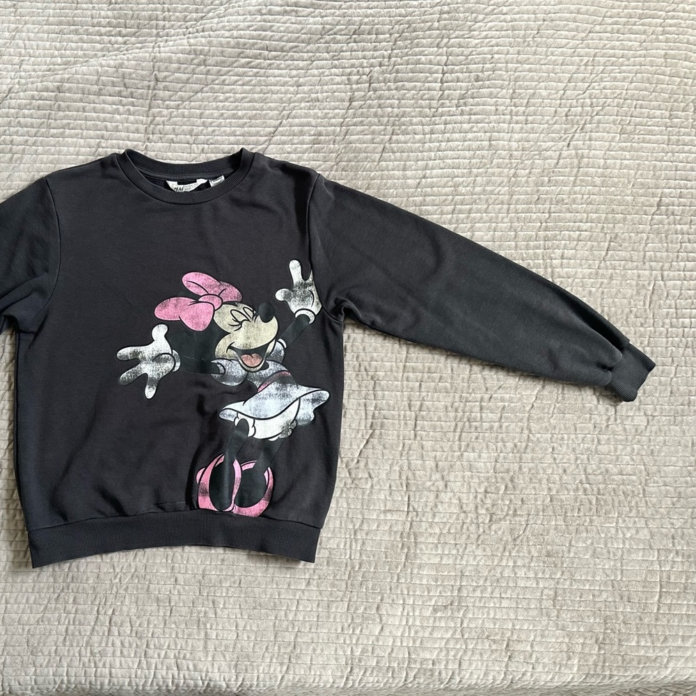 H&M Girls (8-10) Minnie Crewneck Sweater